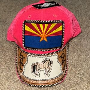 Arizona State Flag Horse Pink Trucker Hat